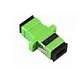 SC/APC to SC/APC Simplex OS2 Single Mode Fiber Adapter/Coupler with Flange (10pcs/Pack), Product Specification:Connector Type - SC-SC